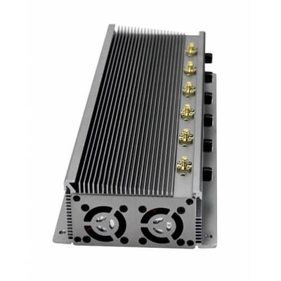 Qualität  GPS WiFi VHF UHF Radio Frequency Jammer High Power 6 Antennas , 15 Watt Out Put usine