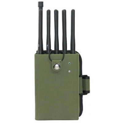 Qualität  Handheld 8 Bands Cellular Signal Jammer UHF VHF Lojack Blocker 3-5M Range usine