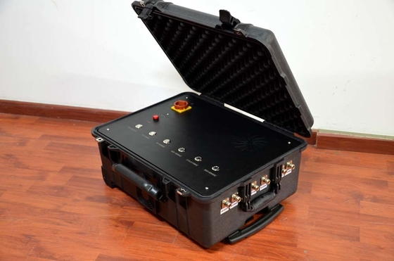 Pelikan-Koffer-taktischer Störsender, 8 Störsender-elektronisches Gerät 500W der Band-2G 3G 4G 5.8G